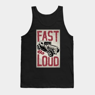 Fast and Loud vintage car Tank Top